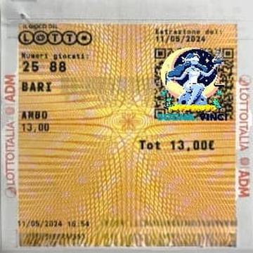 Bomba su bari, 4 e 5 estratto in calcio d'angolo 